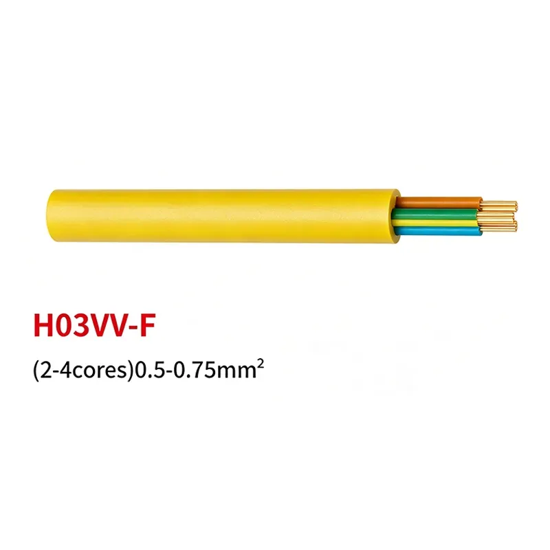 EU Standardní PVC izolované flexibilní kabely